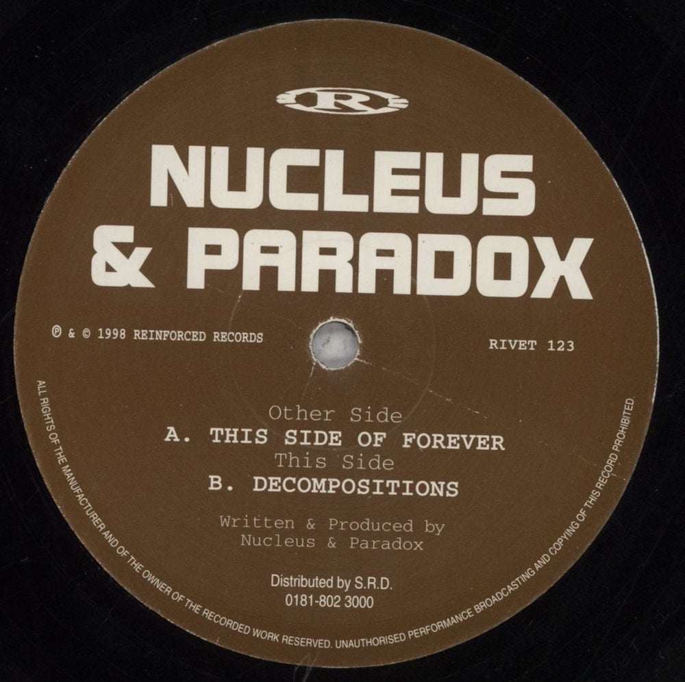 Nucleus & Paradox This Side Of Forever / Decompositions UK 12" vinyl single (12 inch record / Maxi-single) 70H12TH843499