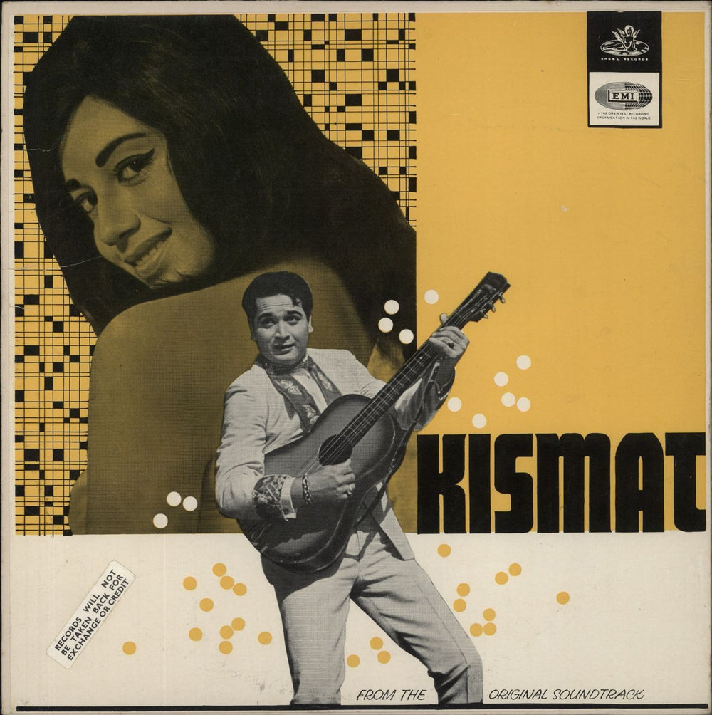 O. P. Nayyar Kismat Indian vinyl LP album (LP record) 3AEX5193