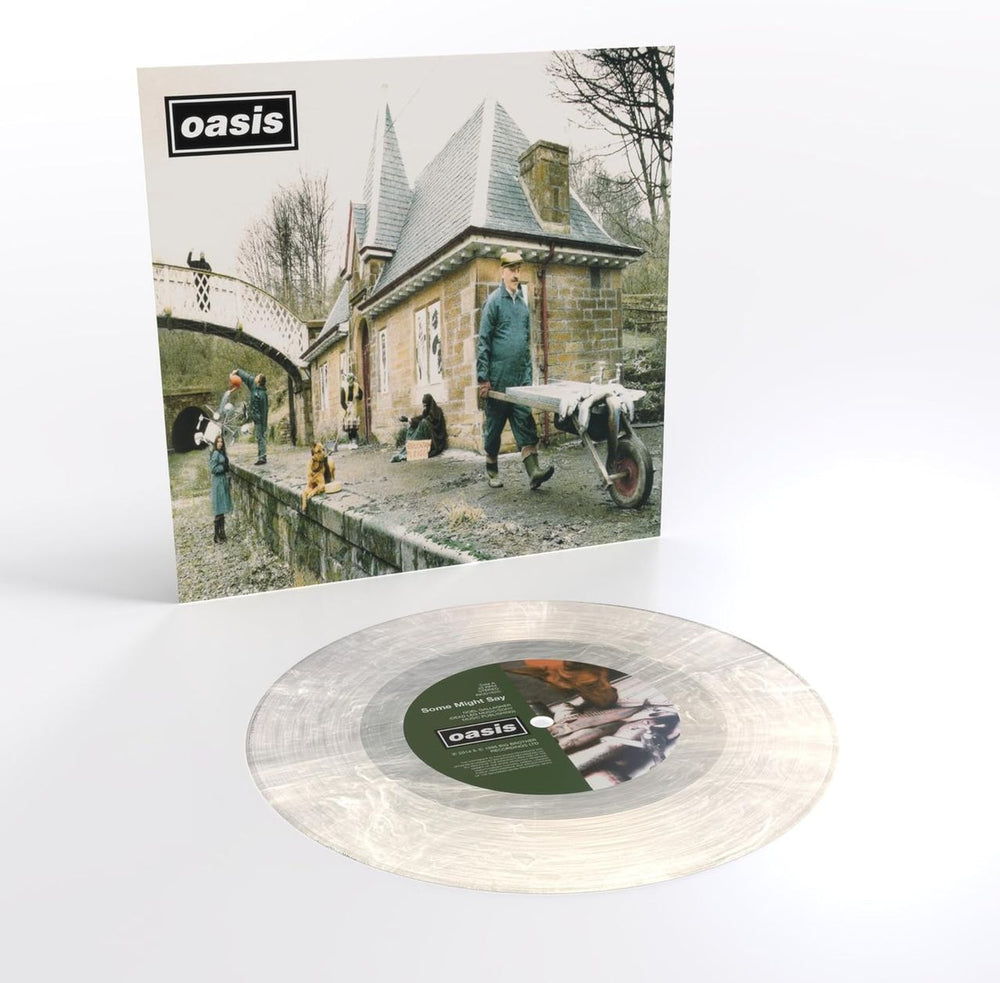 Oasis Some Might Say - Pearlescent Vinyl - Numbered Edition - Sealed UK 7" vinyl single (7 inch record / 45) RKID152C
