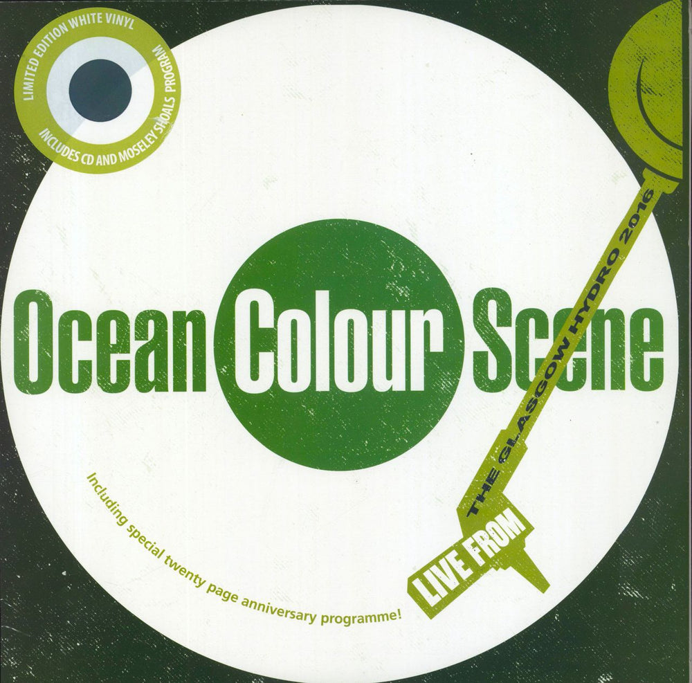 Ocean Colour Scene Live From The Glasgow Hydro 2016 - White Vinyl + CD UK vinyl LP album (LP record) OCSV4/OCSCD4