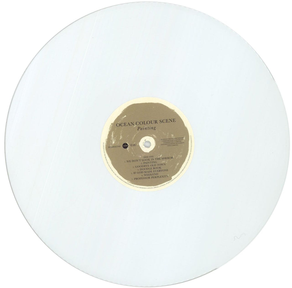 Ocean Colour Scene Painting - 180gm White Vinyl UK vinyl LP album (LP record) OCSLPPA854676
