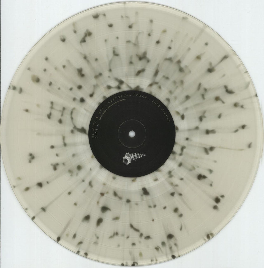 Of Mice & Men Restoring Force: Full Circle - Clear w Gold & Black/Blue Splatter Vinyl US 2-LP vinyl record set (Double LP Album) 08B2LRE879147