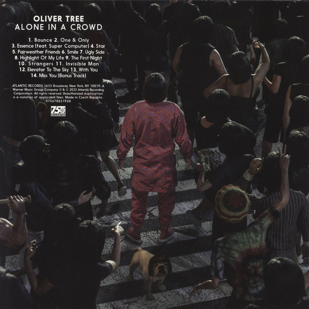 Oliver Tree Alone In A Crowd - Red, Blue & Black Vinyl US vinyl LP album (LP record)