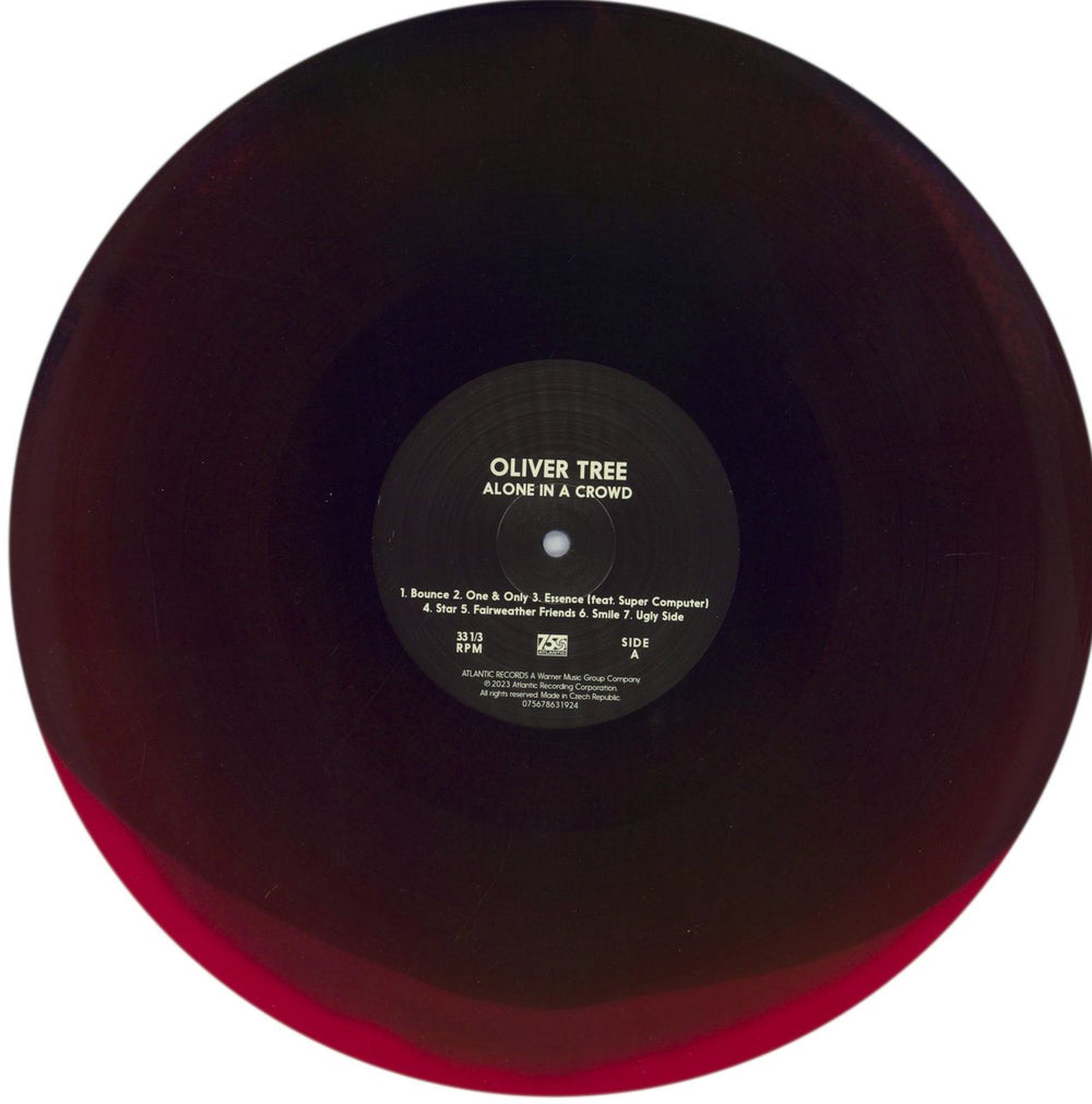 Oliver Tree Alone In A Crowd - Red, Blue & Black Vinyl US vinyl LP album (LP record) 86OLPAL859843