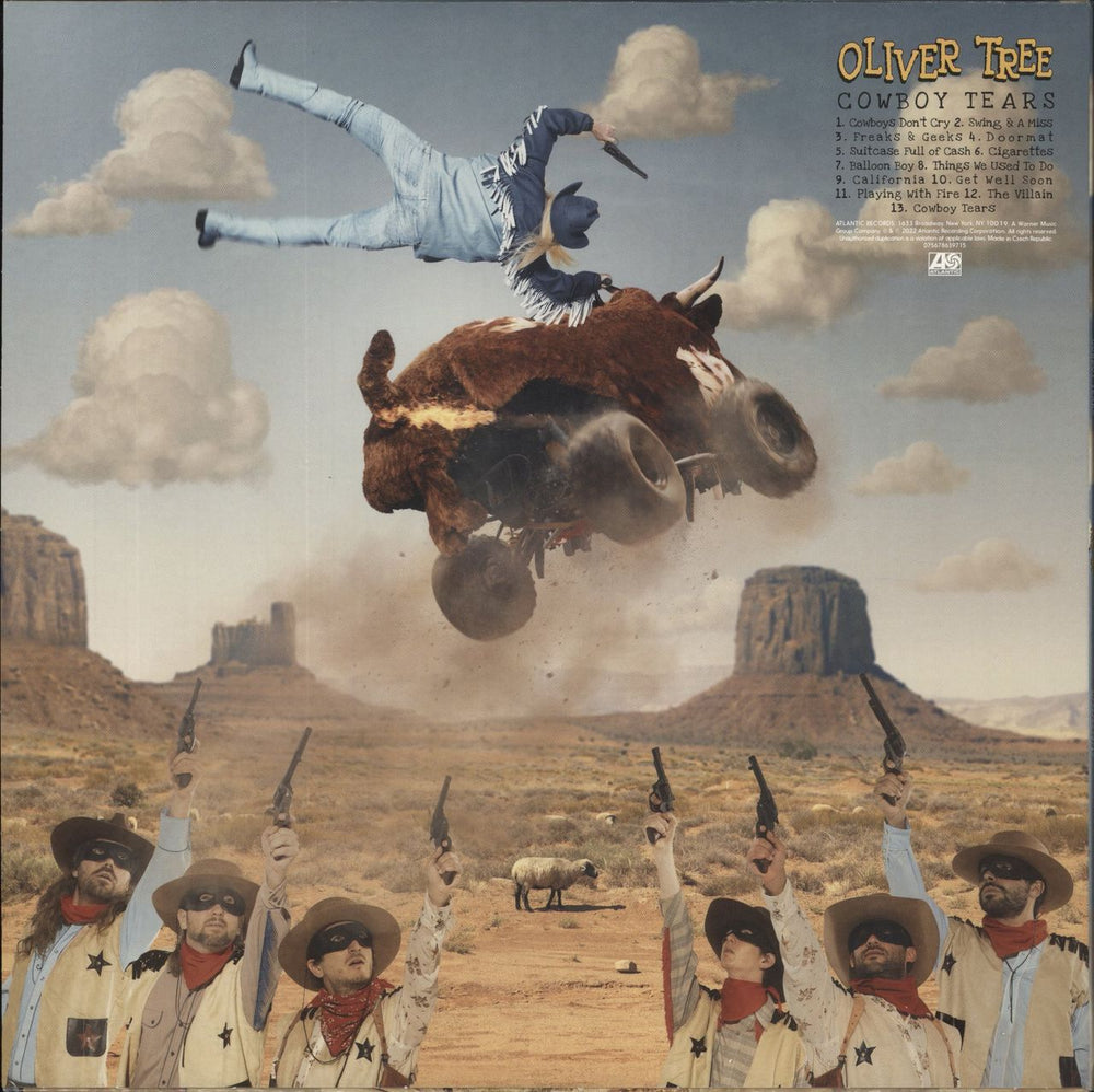 Oliver Tree Cowboy Tears - Yellow Vinyl US vinyl LP album (LP record)