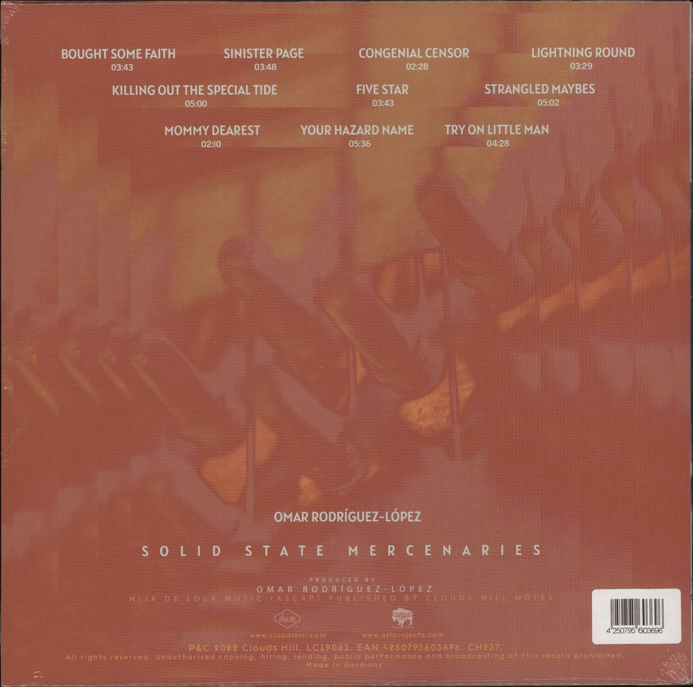 Omar Rodriguez-Lopez Solid State Mercenaries - Clouds Hill Edition - Recycled Vinyl - Sealed UK vinyl LP album (LP record) 4250795603696