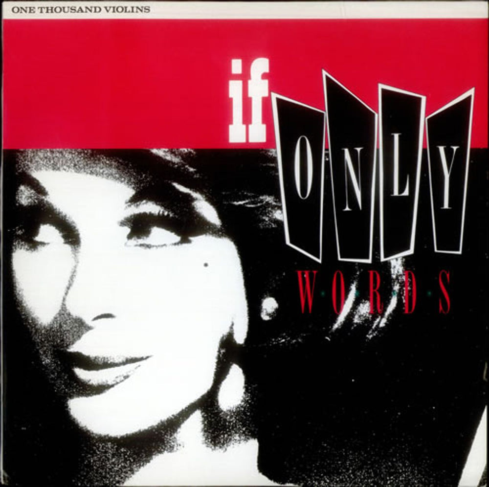 One Thousand Violins If Only Words UK 12" vinyl single (12 inch record / Maxi-single) 12IMMAC9