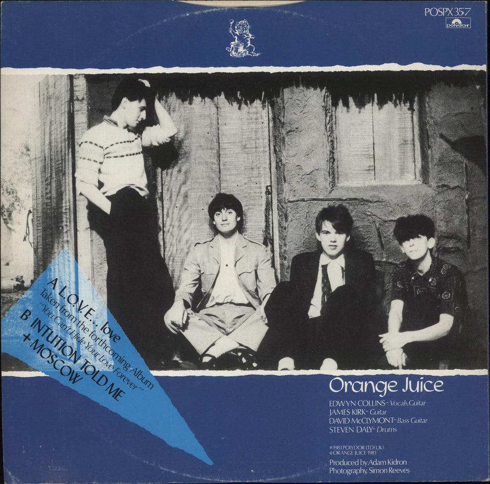 Orange Juice Love...Love UK 12" vinyl single (12 inch record / Maxi-single)