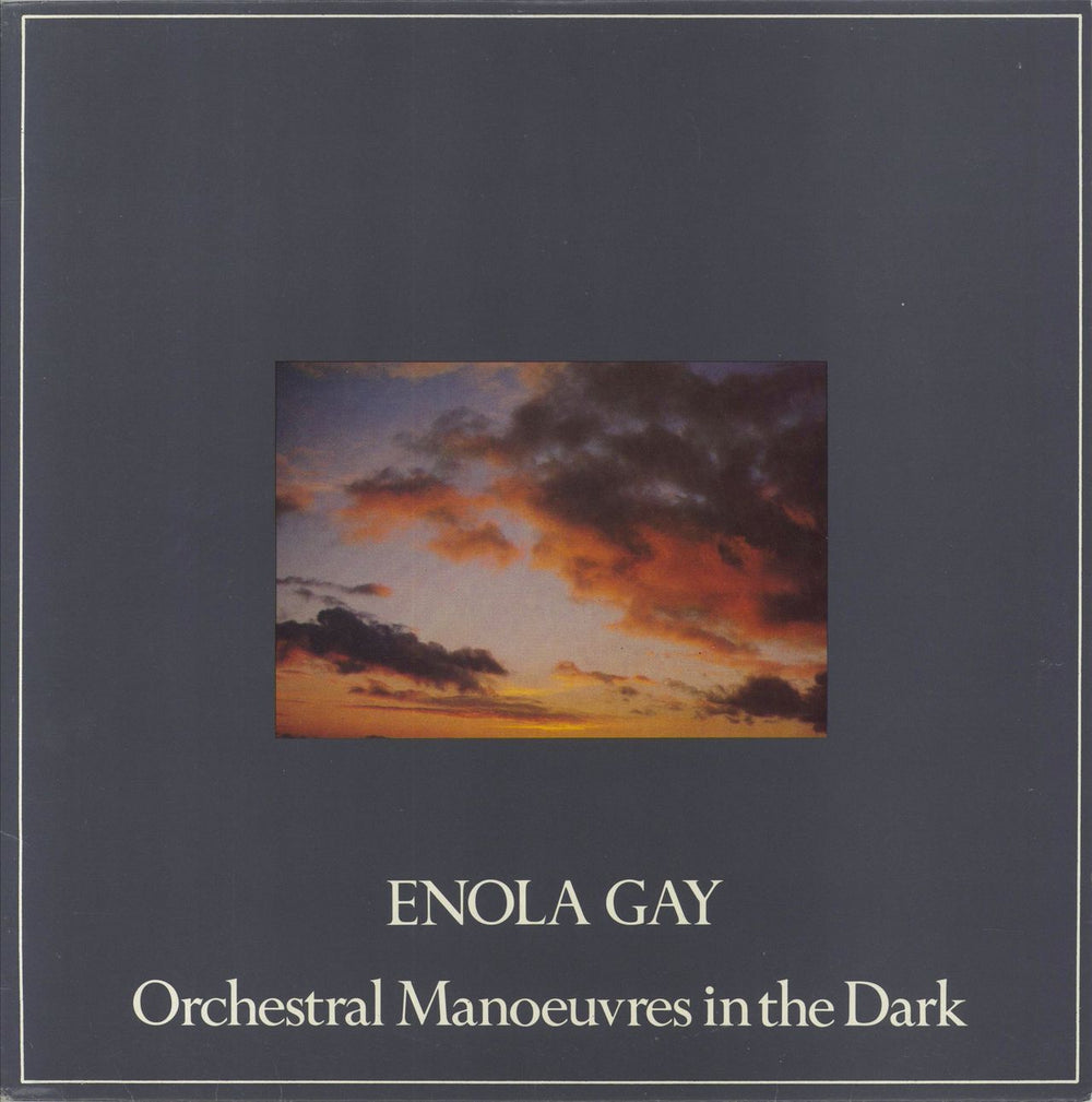 Orchestral Manoeuvres In The Dark Enola Gay UK 12" vinyl single (12 inch record / Maxi-single) DIN22-12