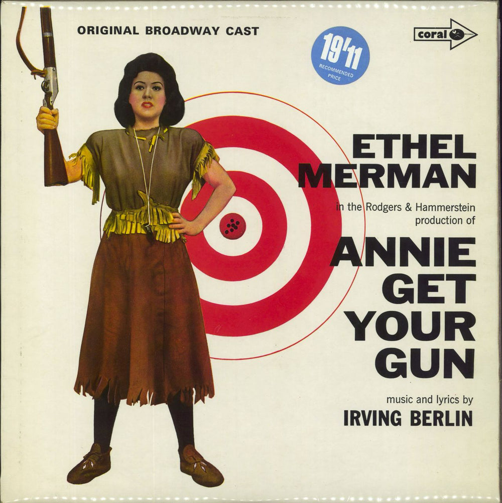 Original Cast Recording Annie Get Your Gun UK vinyl LP album (LP record) CP22