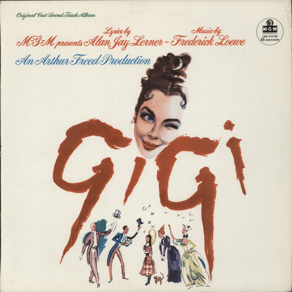 Original Cast Recording Gigi - 1st UK vinyl LP album (LP record) MGM-C-770