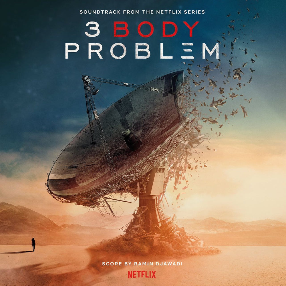 Original Soundtrack 3 Body Problem - Silver Vinyl 180 Gram + Insert & Sticker Sheet UK 2-LP vinyl record set (Double LP Album) 2024