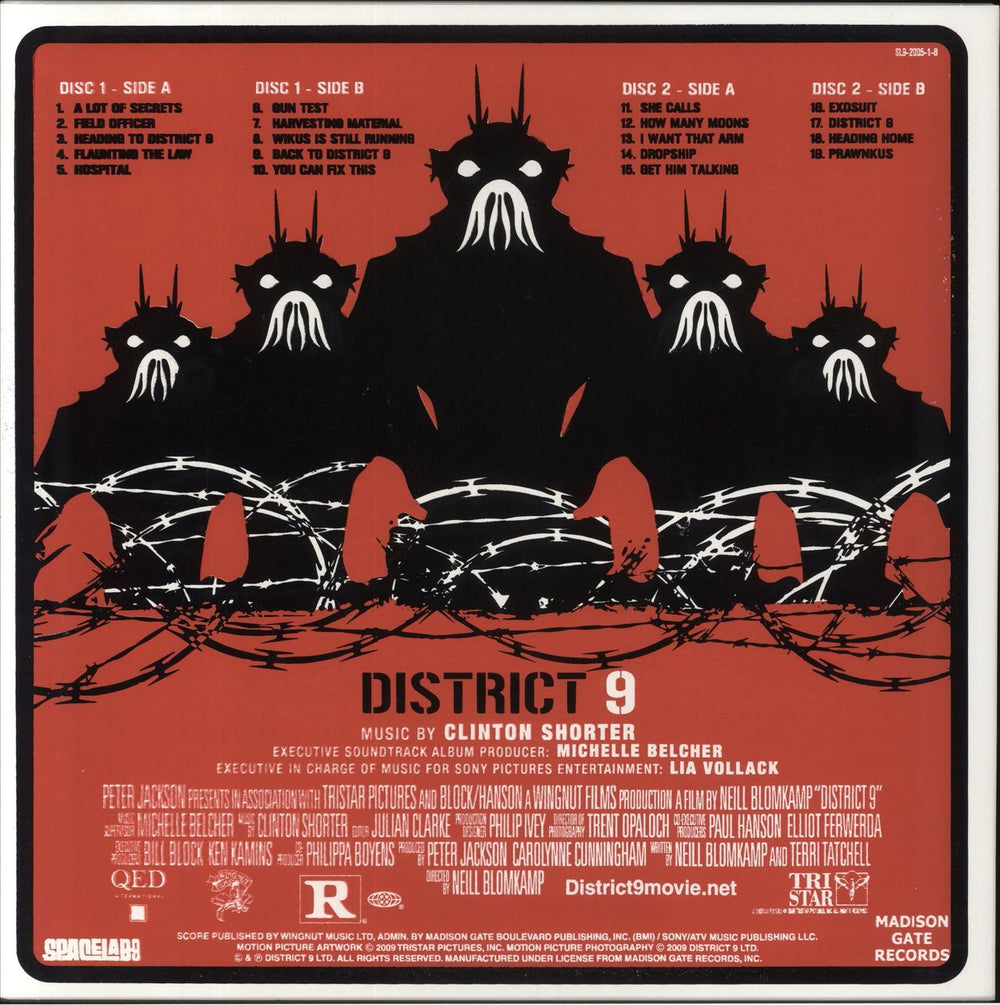 Original Soundtrack District 9 [Original Motion Picture Soundtrack] US 2-LP vinyl record set (Double LP Album) 802215200516