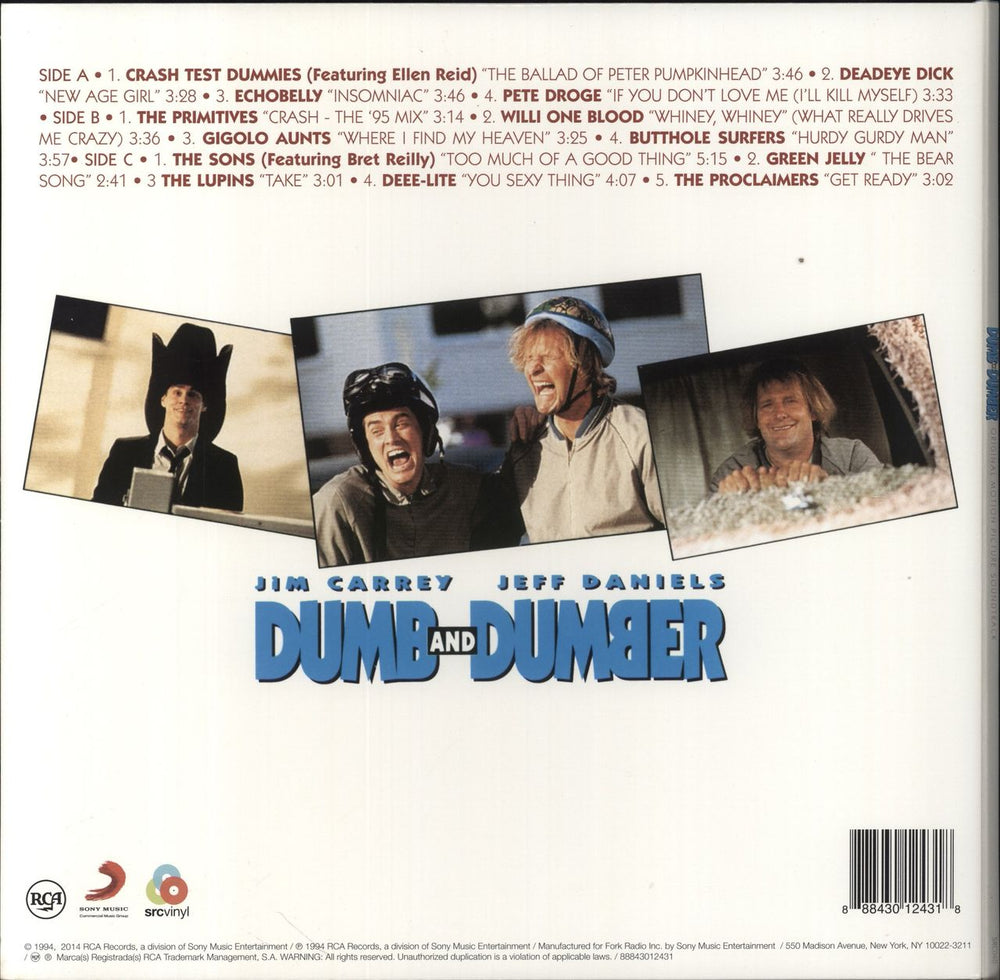 Original Soundtrack Dumb And Dumber - Red Vinyl US 2-LP vinyl record set (Double LP Album) 888430124318