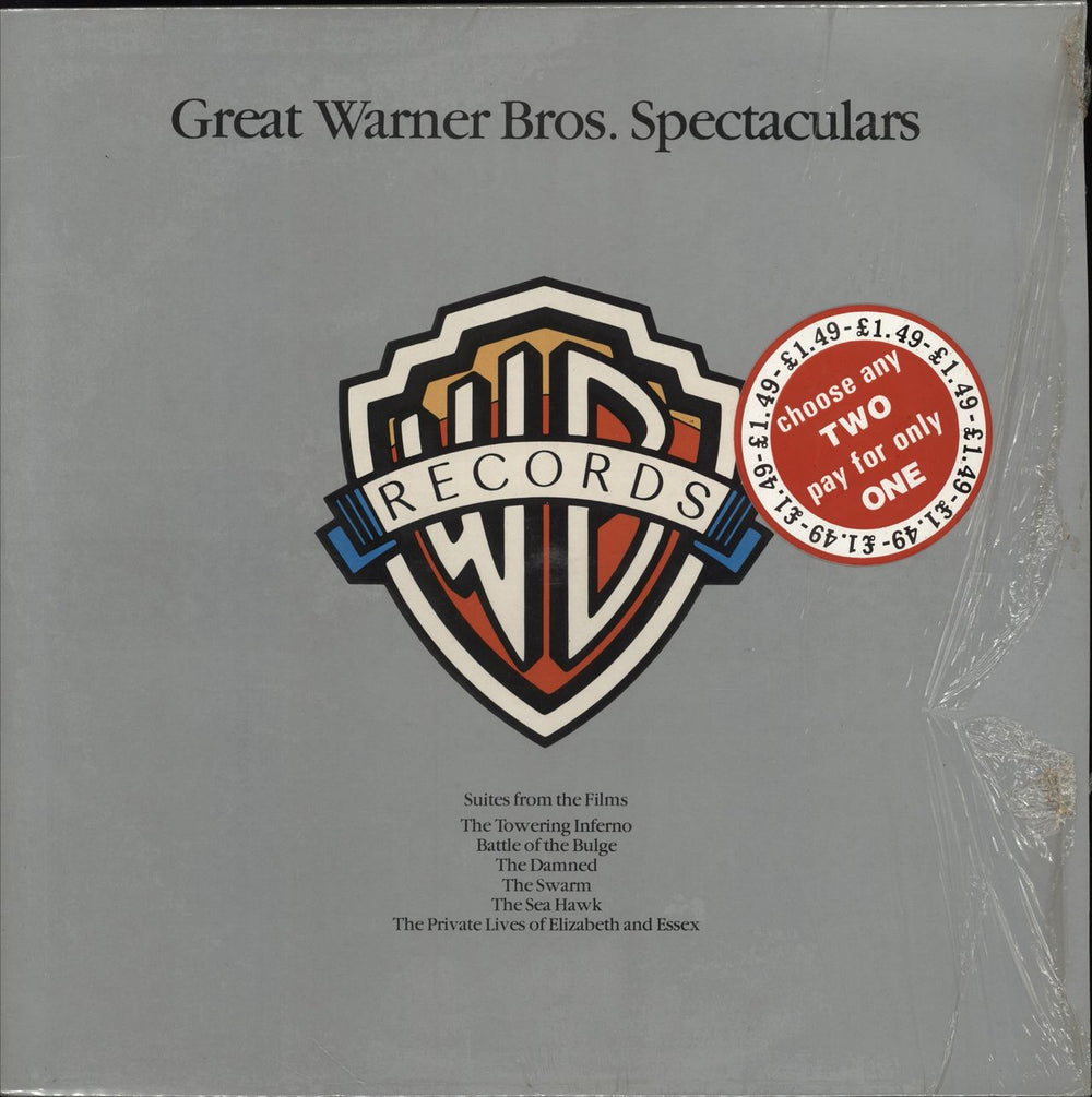 Original Soundtrack Great Warner Bros. Spectaculars UK vinyl LP album (LP record) K26121