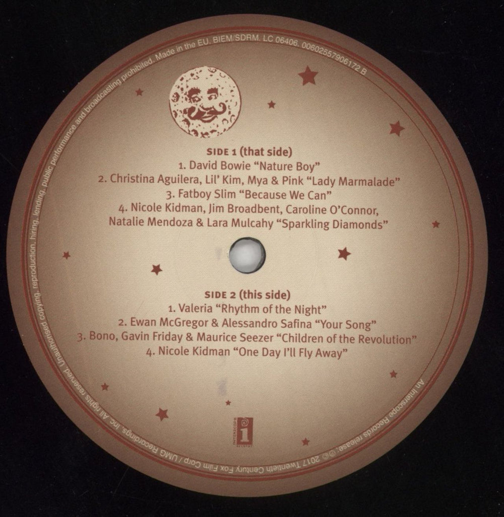 Original Soundtrack Moulin Rouge - 180gm UK 2-LP vinyl record set (Double LP Album) OST2LMO850663