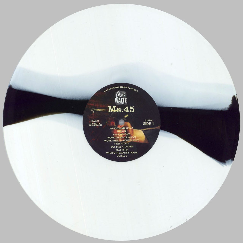 Original Soundtrack Ms.45 - Black/White Vinyl - Hype Sticker Shrink UK vinyl LP album (LP record) OSTLPMS822593