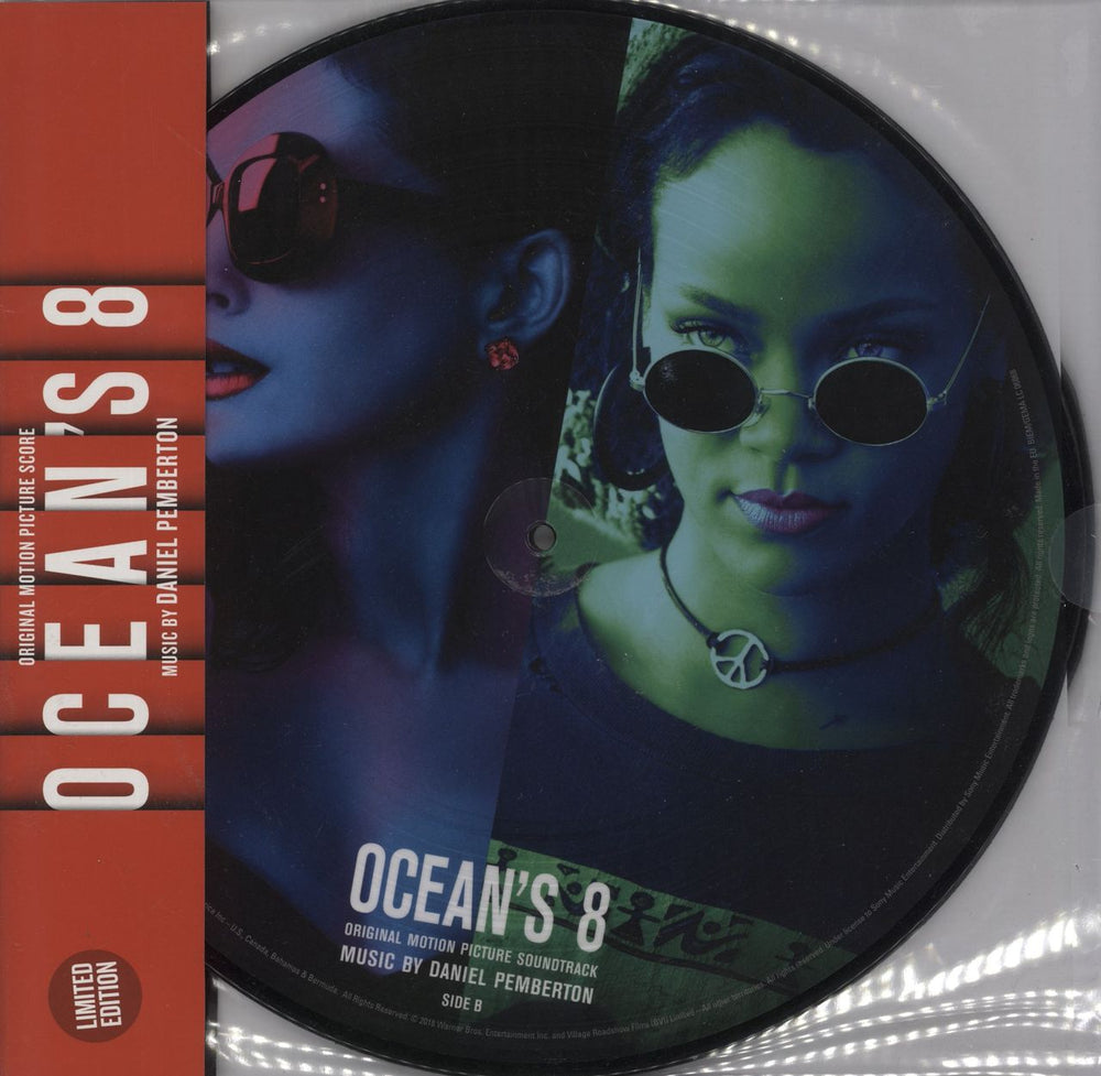 Original Soundtrack Ocean's 8 UK picture disc LP (vinyl picture disc album) 190758716619