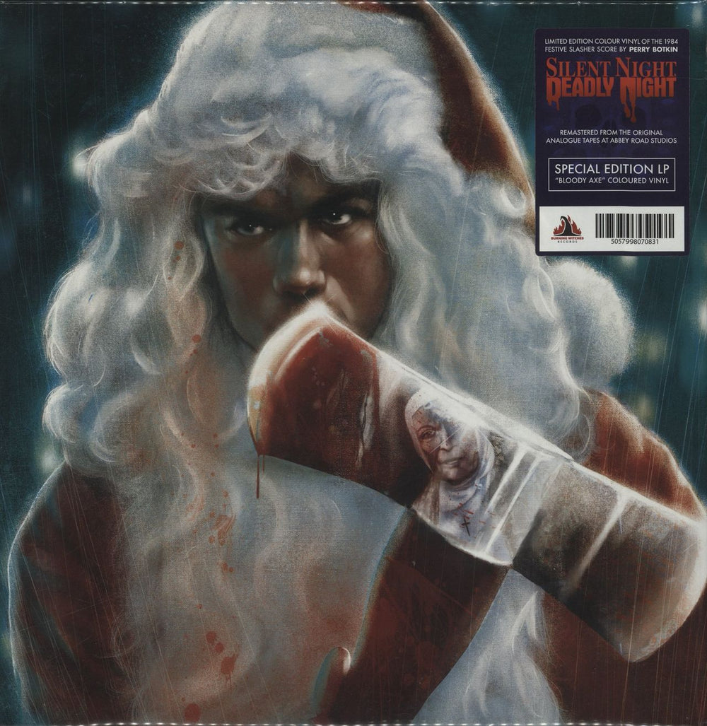 Original Soundtrack Silent Night, Deadly Night - Bloody Axe Coloured Vinyl UK vinyl LP album (LP record) BWR053R