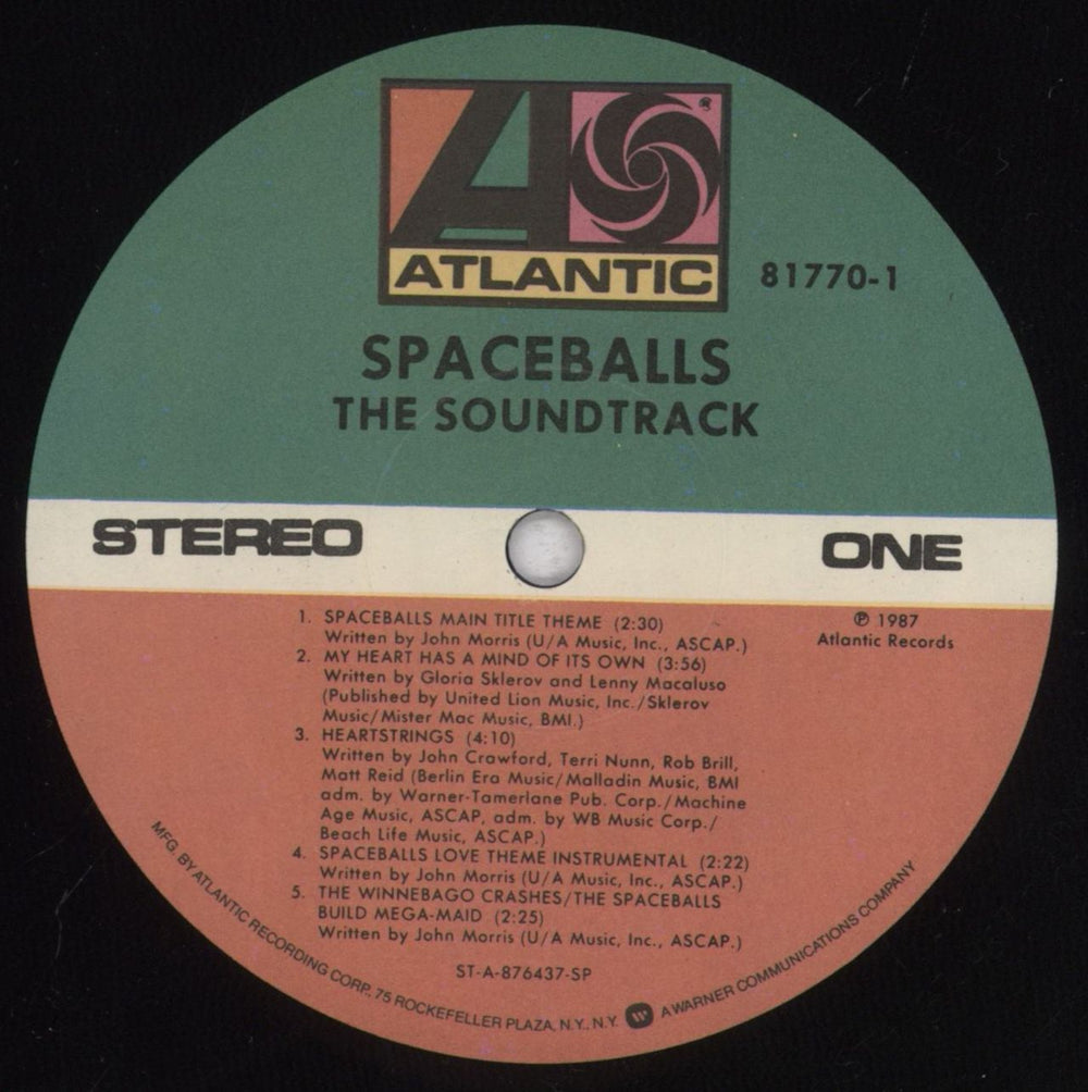 Original Soundtrack Spaceballs - Hypestickered Shrink US vinyl LP album (LP record) OSTLPSP834659