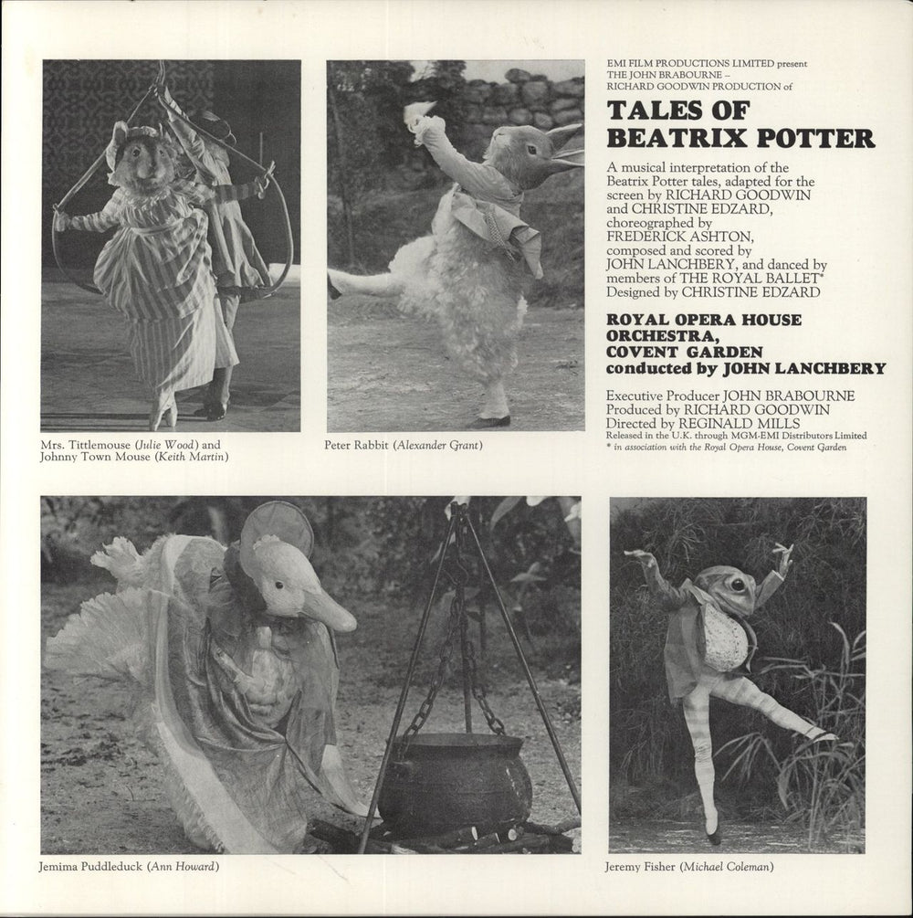 Original Soundtrack Tales Of Beatrix Potter + insert UK vinyl LP album (LP record)