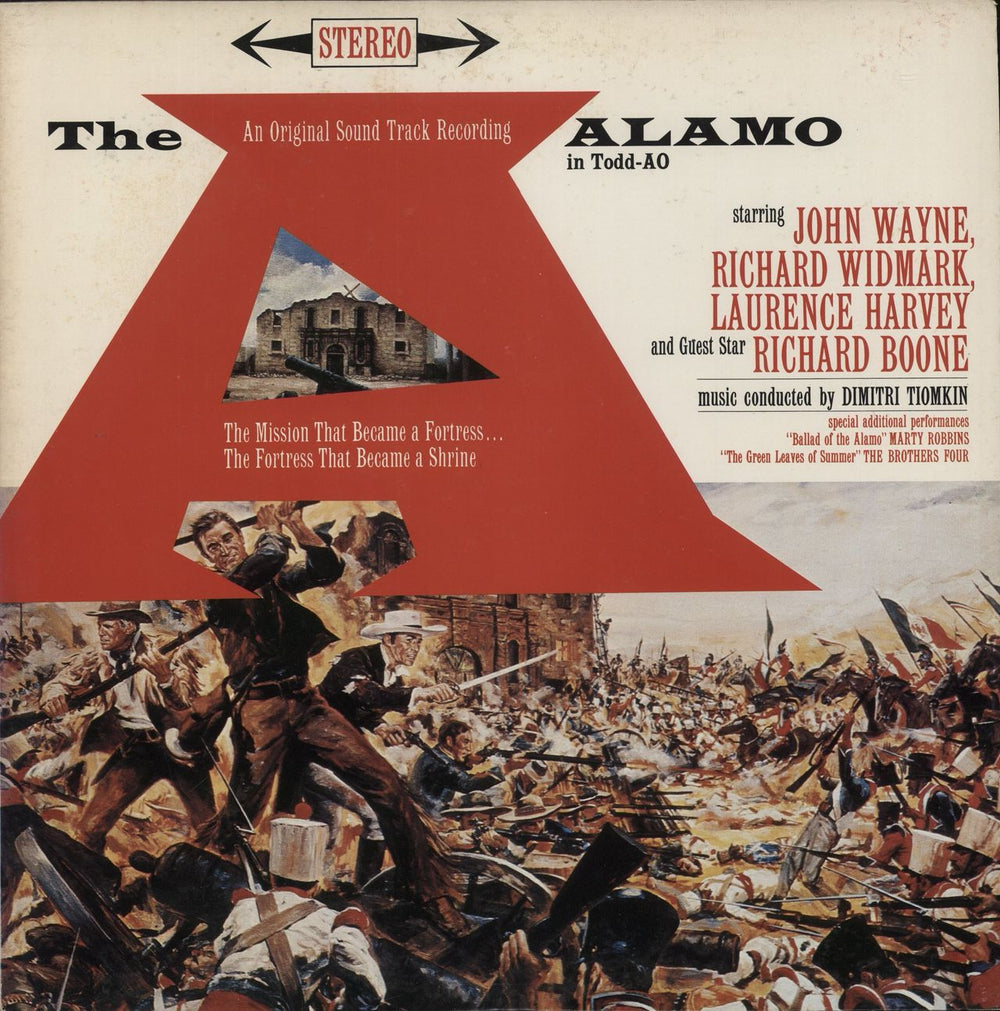 Original Soundtrack The Alamo (In Todd-AO) Japanese Promo vinyl LP album (LP record) 25AP805