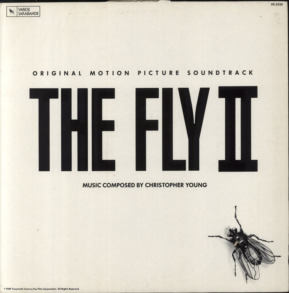 Original Soundtrack The Fly II [Original Motion Picture Soundtrack] German vinyl LP album (LP record) VS-5220