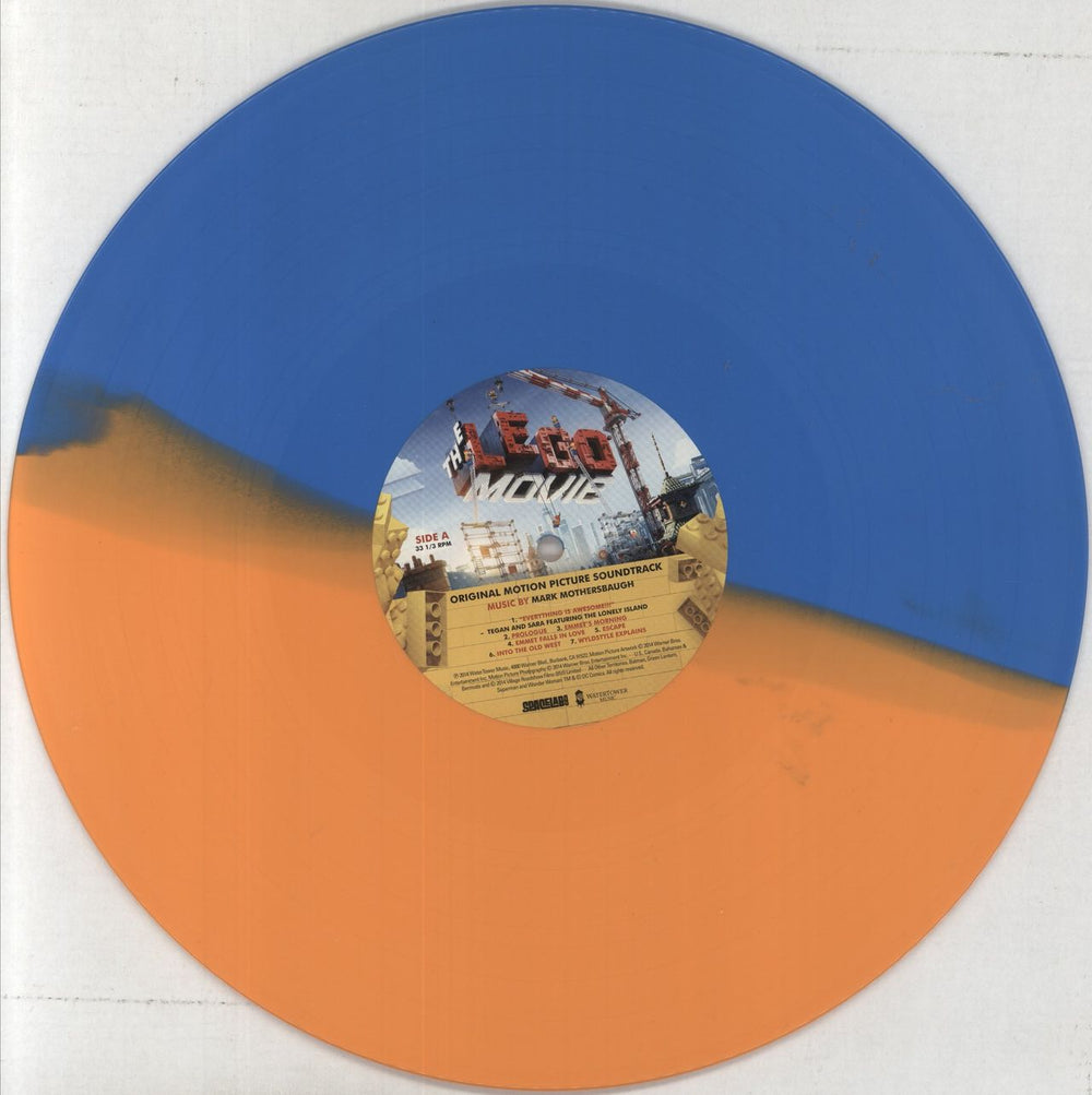 Original Soundtrack The Lego Movie - Blue & Orange Vinyl US 2-LP vinyl record set (Double LP Album) OST2LTH858891