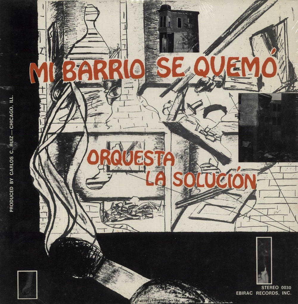 Orquesta La Solución Mi Barrio Se Quemo - Sealed US vinyl LP album (LP record) 0030