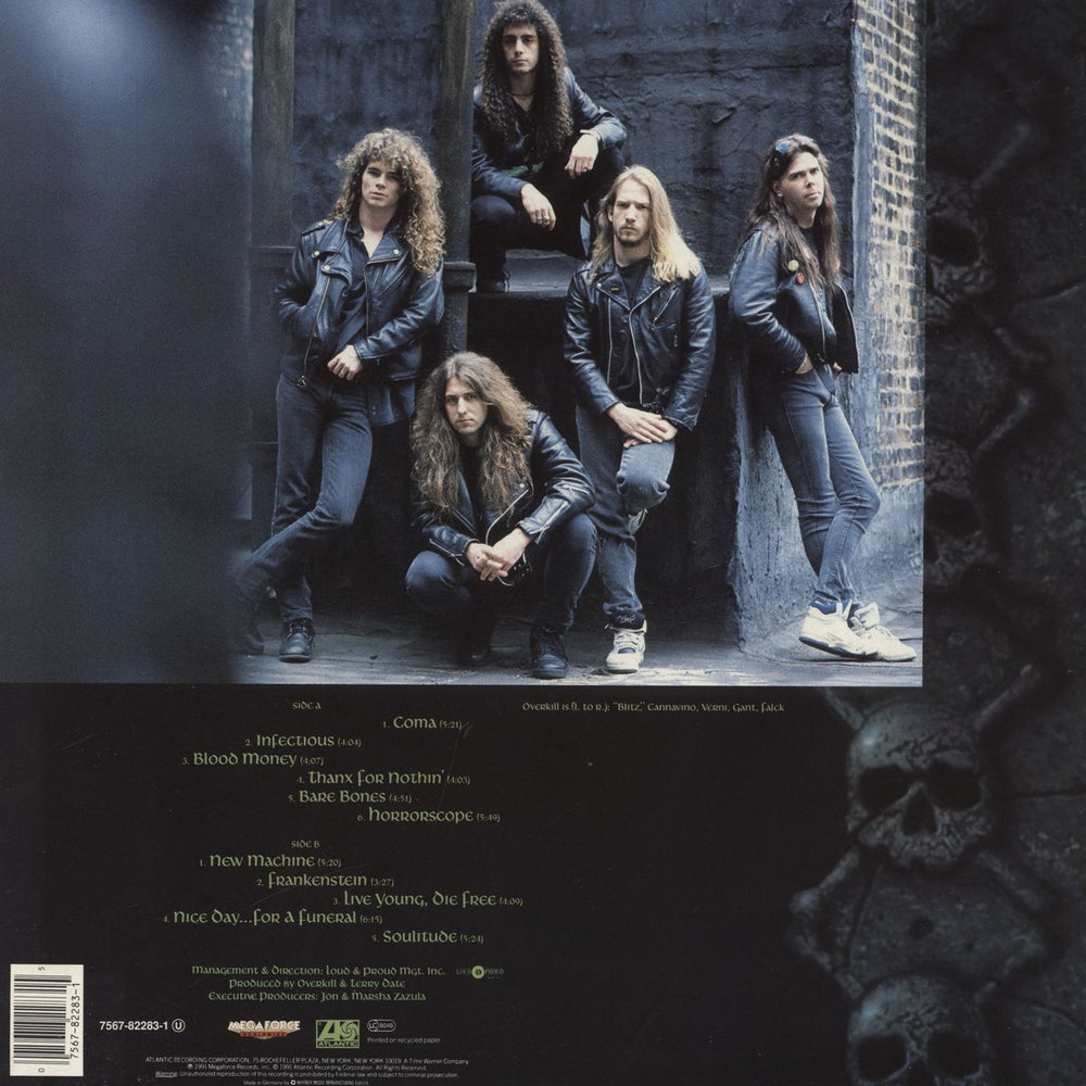 Overkill Horrorscope German vinyl LP album (LP record) 075678228315