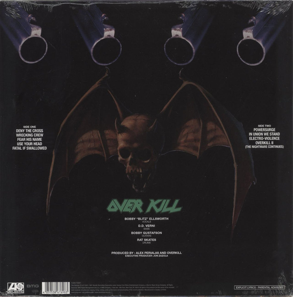 Overkill Taking Over - Pink Marble Vinyl - Sealed US vinyl LP album (LP record) 4050538676983
