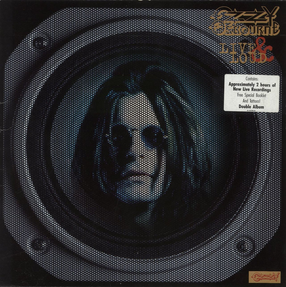 Ozzy Osbourne Live & Loud + Booklet & Tattoos - EX Dutch 2-LP vinyl record set (Double LP Album) 4737981