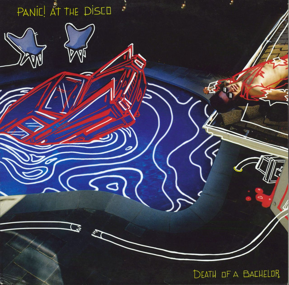 Panic At The Disco Death Of A Bachelor UK vinyl LP album (LP record) 7567-86666-3