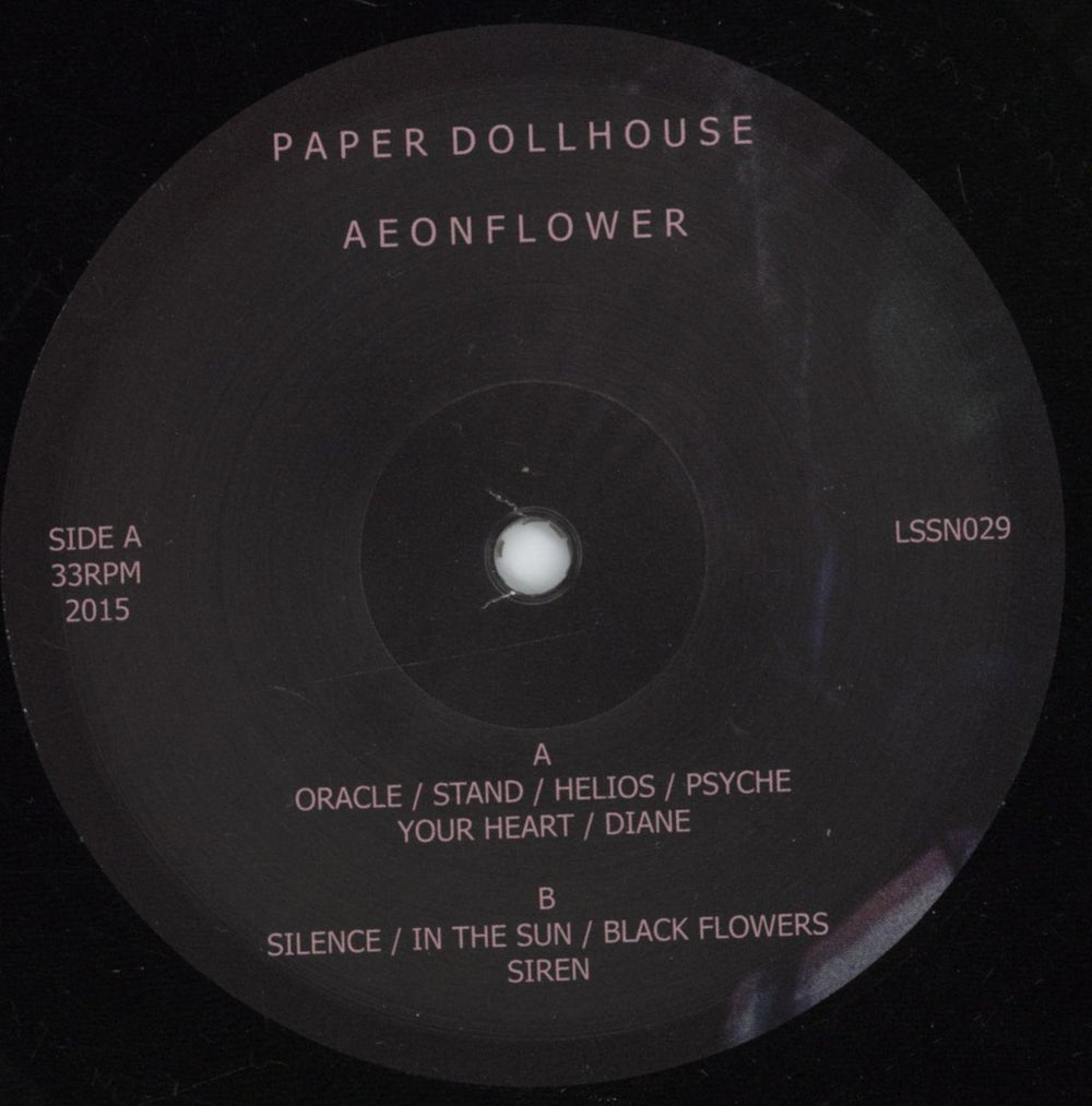 Paper Dollhouse Aeonflower UK vinyl LP album (LP record) 8CWLPAE880343
