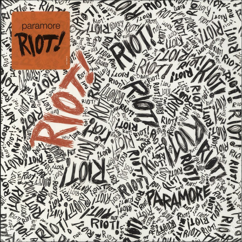 Paramore Riot! - Stickered Shrink UK vinyl LP album (LP record) 7567-89957-9