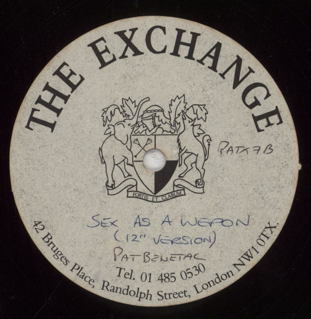 Pat Benatar One Love UK acetate BENATON850503