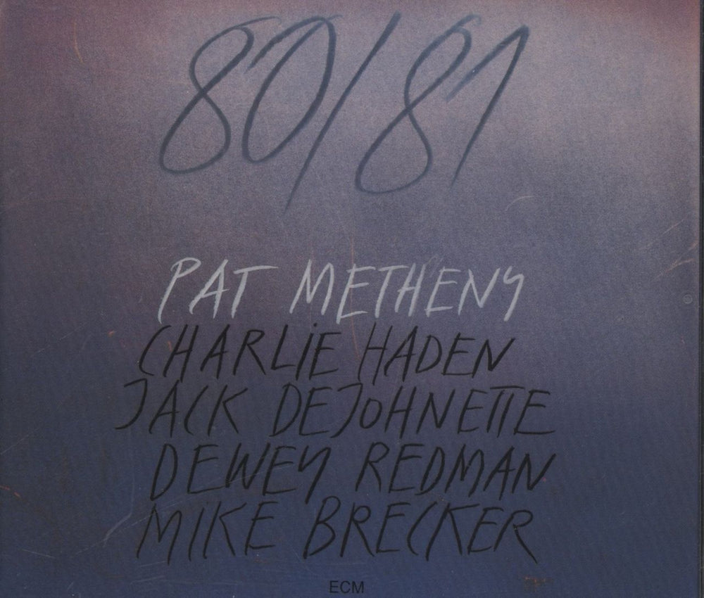 Pat Metheny 80/81 German 2 CD album set (Double CD) ECM1180/81