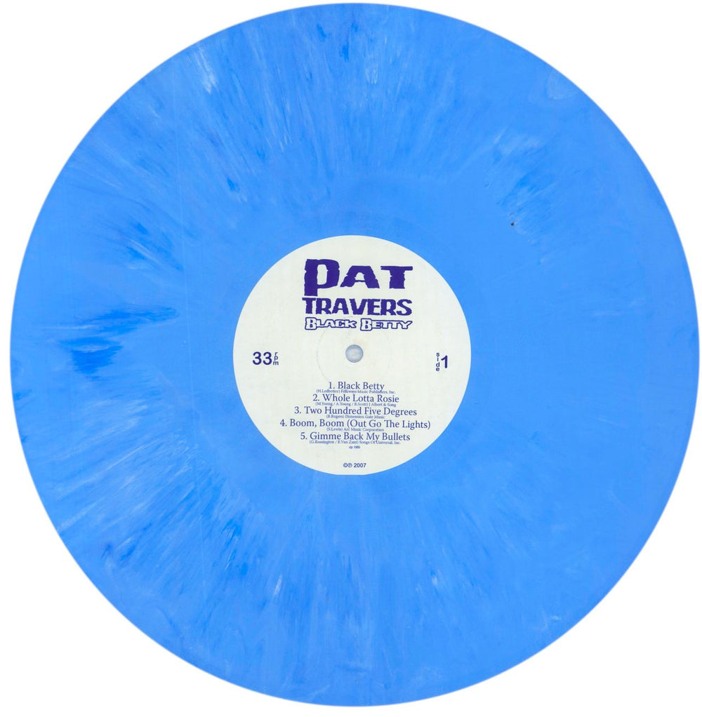 Pat Travers Black Betty US vinyl LP album (LP record) PVSLPBL855396