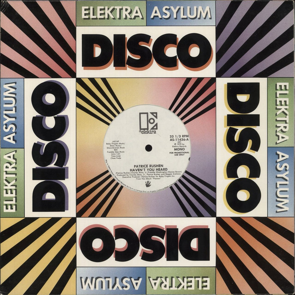 Patrice Rushen Haven't You Heard US Promo 12" vinyl single (12 inch record / Maxi-single)