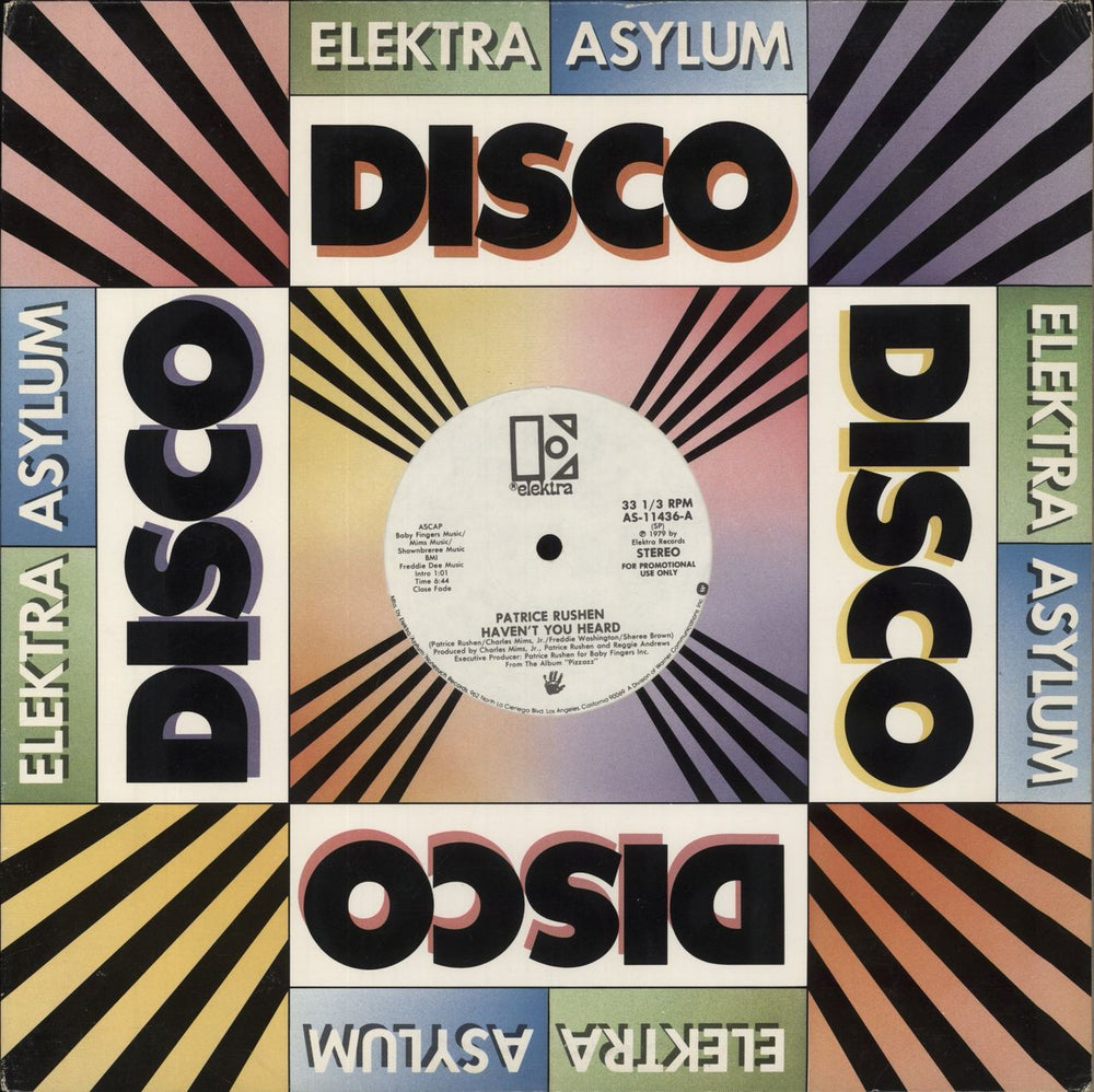 Patrice Rushen Haven't You Heard US Promo 12" vinyl single (12 inch record / Maxi-single) AS-11436