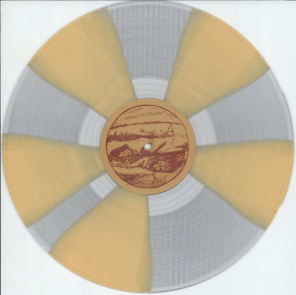 Patrick Wolf Crying The Neck - Brown & Clear Pinwheel Vinyl / Yellow & Clear Pinwheel Vinyl UK 2-LP vinyl record set (Double LP Album) PWF2LCR872309