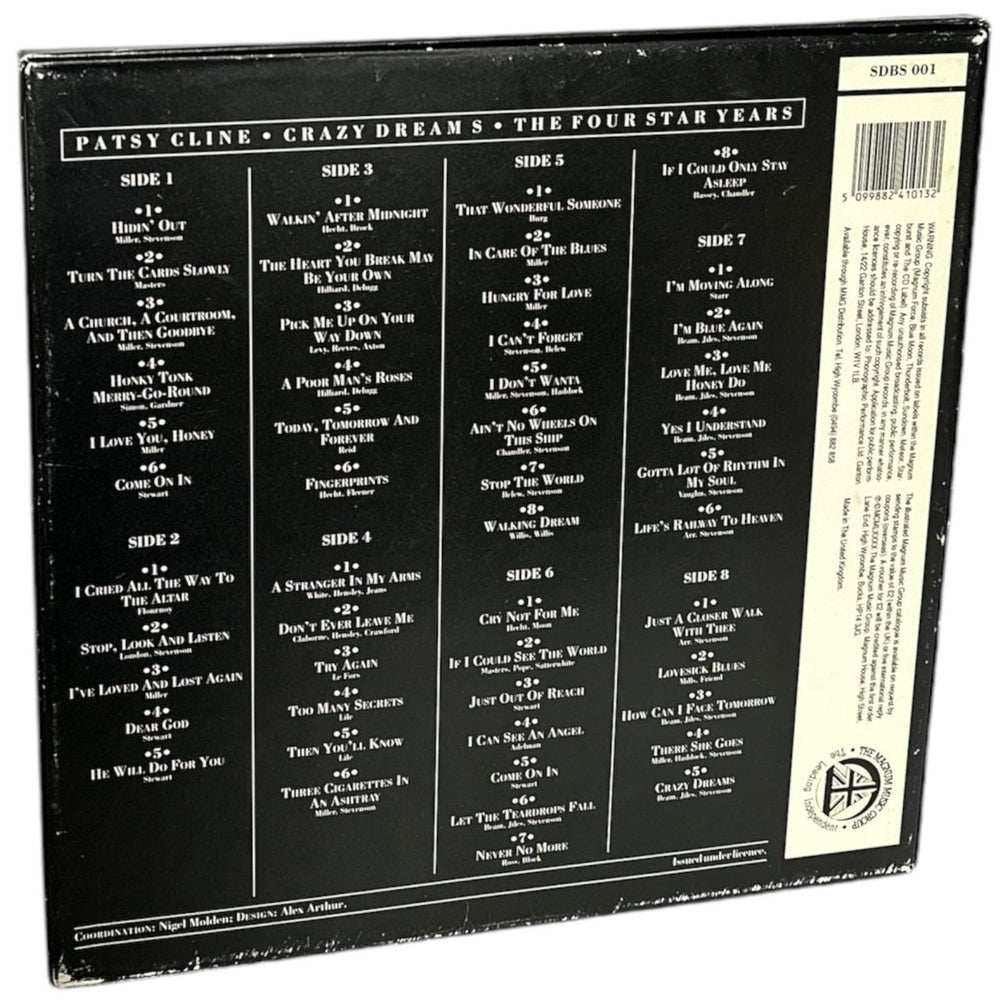 Patsy Cline Crazy Dreams: The Four Star Years UK Vinyl Box Set 5099882410132