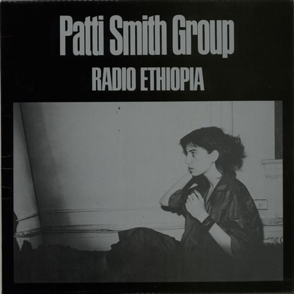 Patti Smith Radio Ethiopia - Laminated Sleeve + Insert UK vinyl LP album (LP record) SPARTY1001