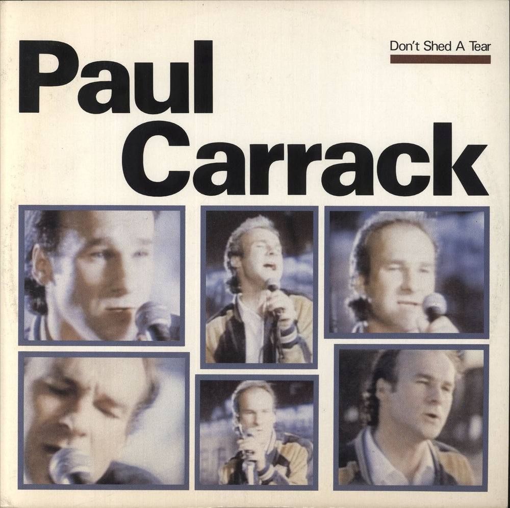 Paul Carrack Don't Shed A Tear UK 12" vinyl single (12 inch record / Maxi-single) CHS123164