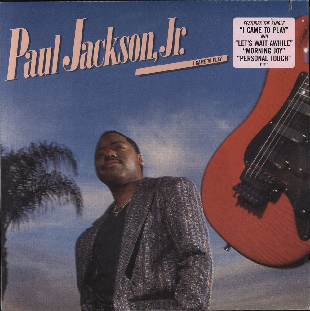 Paul Jackson Jr. I Came To Play - Opened Shrinkwrap US vinyl LP album (LP record) 81841-1