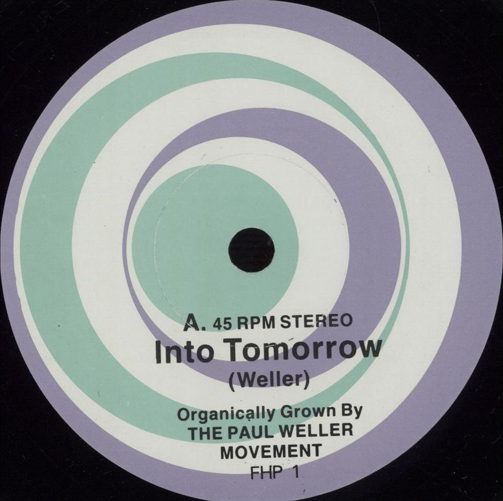 Paul Weller Into Tomorrow - EX UK 7" vinyl single (7 inch record / 45) WEL07IN323185