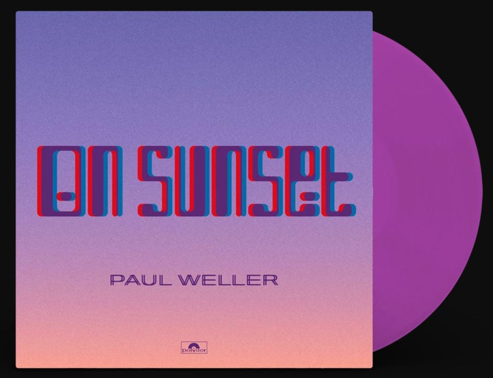 Paul Weller On Sunset - Purple Vinyl UK 2-LP vinyl record set (Double LP Album) 0880416