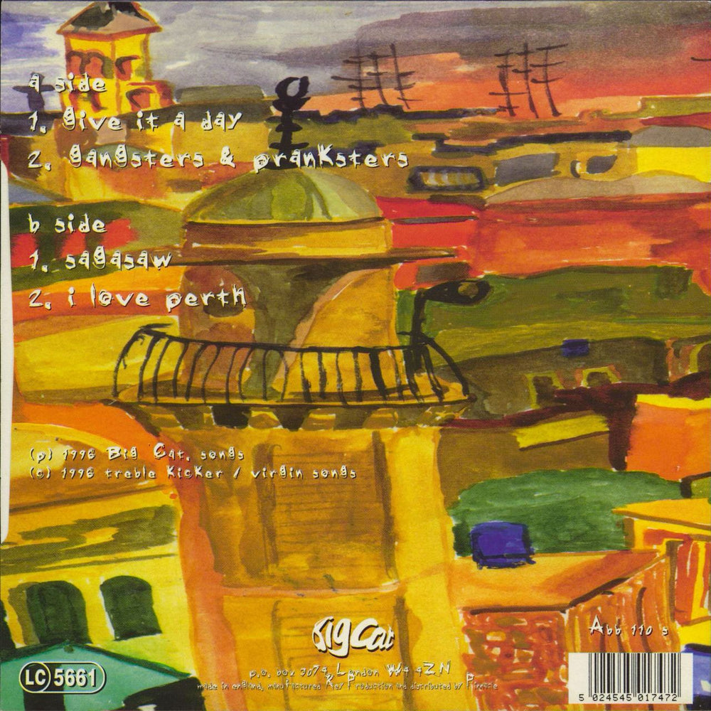 Pavement Give It A Day UK 7" vinyl single (7 inch record / 45) 5024545017472