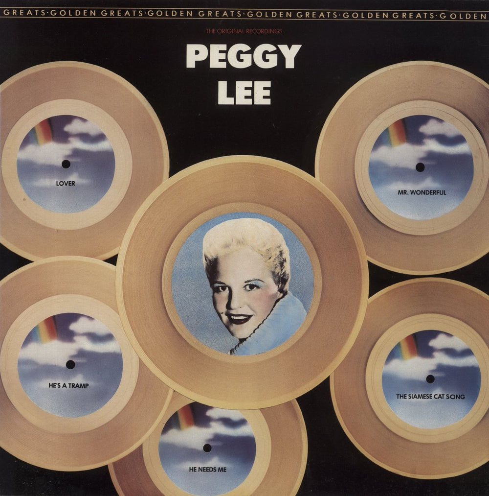 Peggy Lee Golden Greats UK vinyl LP album (LP record) MCM5010