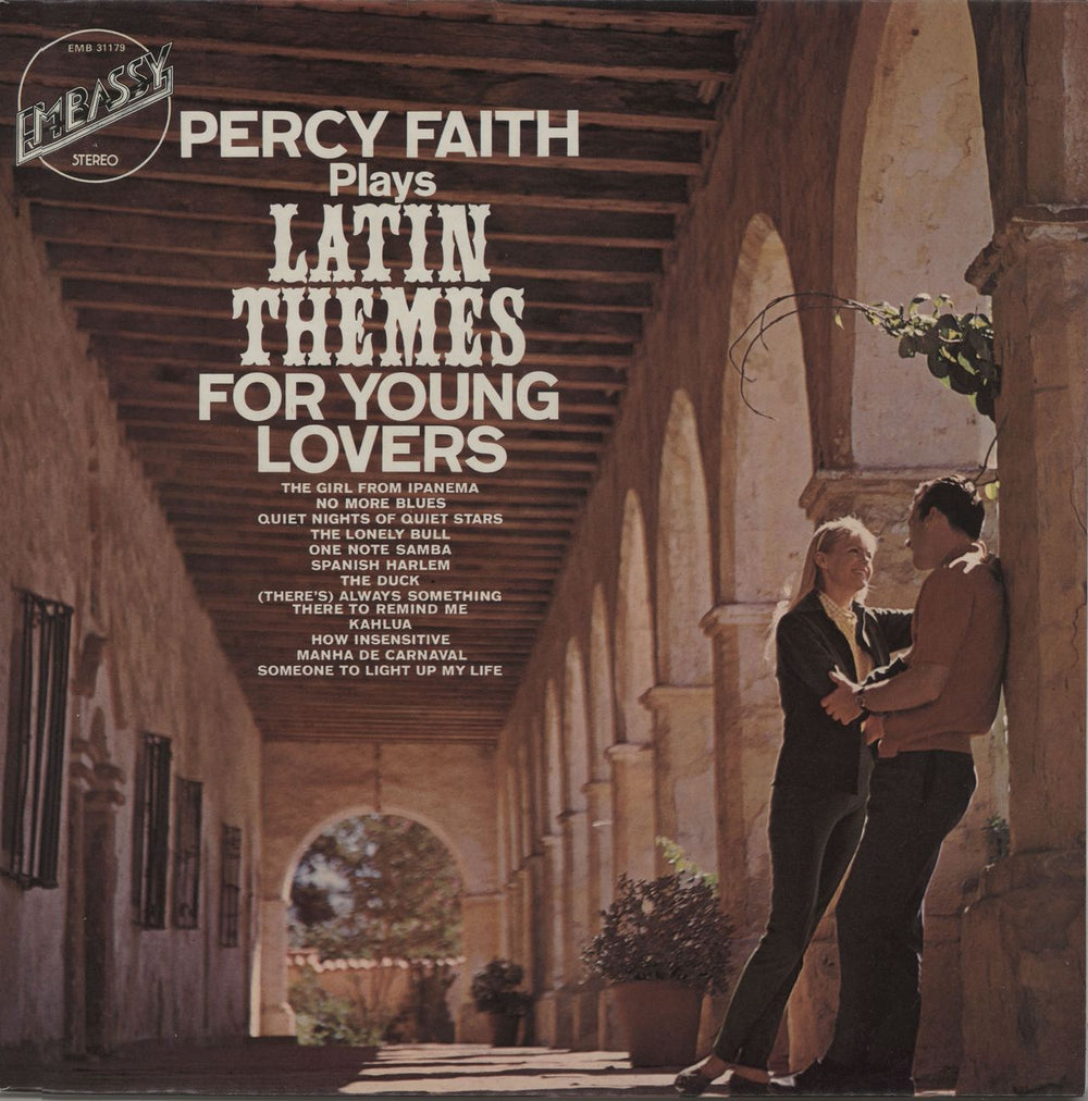 Percy Faith (Jazz) Latin Themes For Young Lovers UK vinyl LP album (LP record) EMB31179